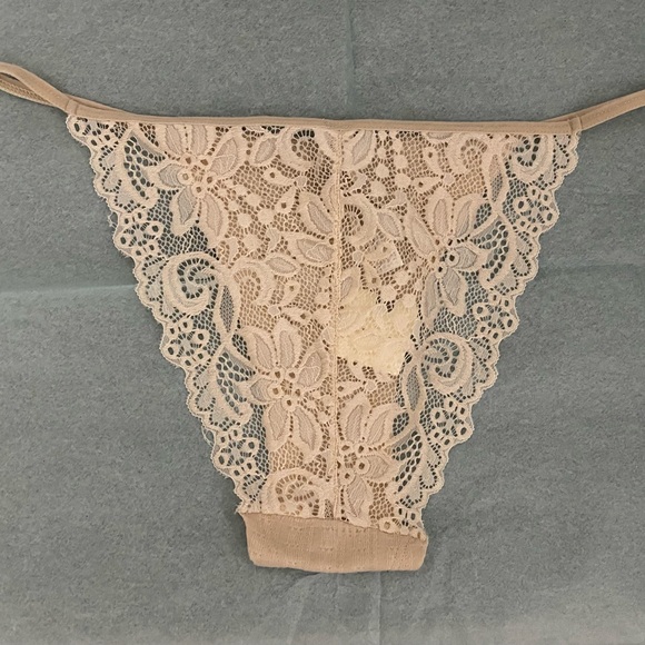 NWT Anthropologie Pointelle & Lace Panty Size L/XL - Picture 3 of 4